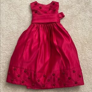 Elegant Red Kids Dress